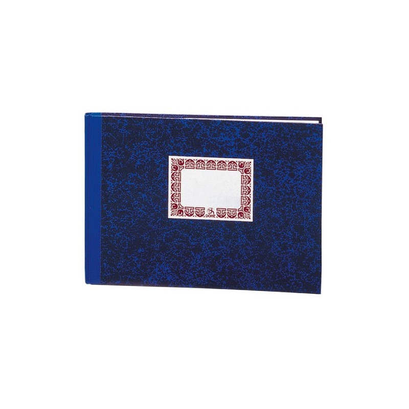 LIBRO DE CARTON RAYADO HORIZONTAL AZUL FOLIO APAISADO 100 HOJAS  DOHE 09971