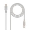CABLE USB 2.0 IMPRESORA  TIPO A/M-B/M  BEIGE  3.0 M