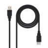CABLE USB 2.0  TIPO A/M-A/H  NEGRO  3.0 M