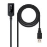 CABLE USB 2.0 PROLONGADOR CON AMPLIFICADOR  TIPO A/M-A/H  5.0 M