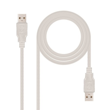 CABLE USB 2.0  TIPO A/M-A/M  1.0 M