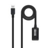 Cable USB 3.0 prolongador con amplificador  tipo A/M-A/H  5m