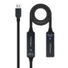 Cable USB 3.0 prolongador con amplificador  tipo A/M-A/H  10m