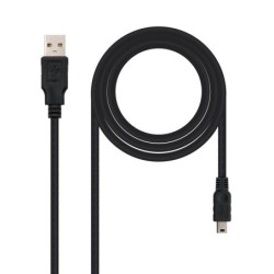 CABLE USB 2.0  TIPO A/M-MINI USB 5PIN/M  1.0 M