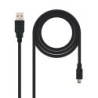 CABLE USB 2.0  TIPO A/M-MINI USB 5PIN/M  1.8 M