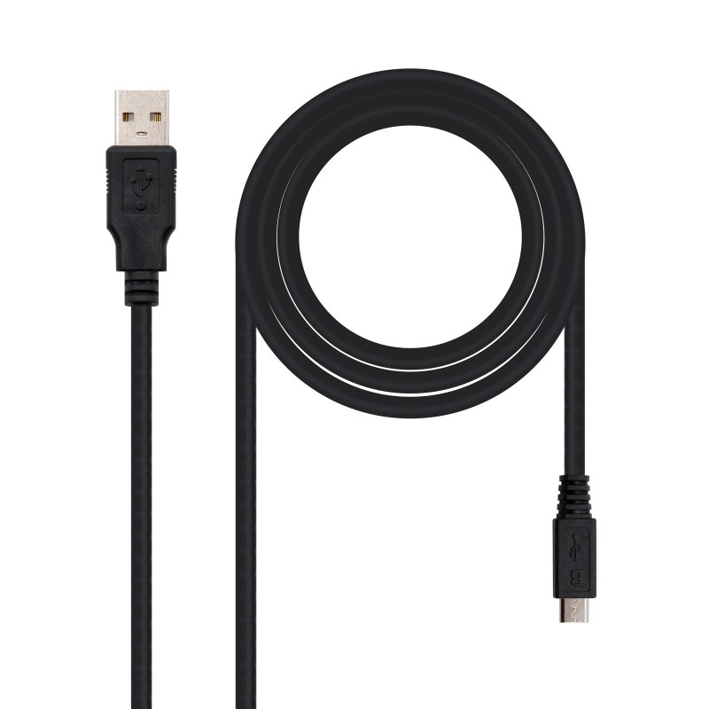 10.01.0503 cable USB USB 2.0 3 m USB A Micro-USB B Negro