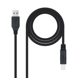 10.01.0802-BK cable USB USB 3.2 Gen 1 (3.1 Gen 1) 2 m USB A USB B Negro