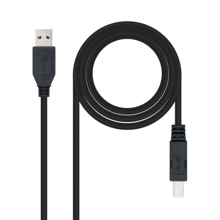 10.01.0802-BK cable USB USB 3.2 Gen 1 (3.1 Gen 1) 2 m USB A USB B Negro