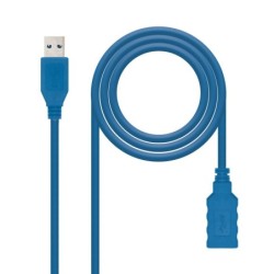 CABLE USB 3.0  TIPO A/M-A/H  AZUL  2.0 M