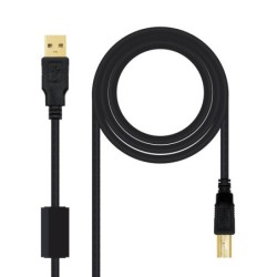 10.01.1203 cable USB USB 2.0 3 m USB A USB B Negro