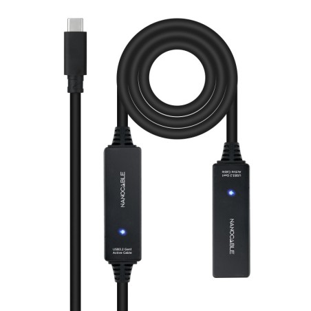 10.01.1312 cable USB USB 3.2 Gen 1 (3.1 Gen 1) 10 m USB C Negro