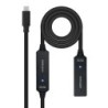 10.01.1312 cable USB USB 3.2 Gen 1 (3.1 Gen 1) 10 m USB C Negro