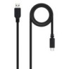 USB 2.0  1m cable USB USB C USB A Negro