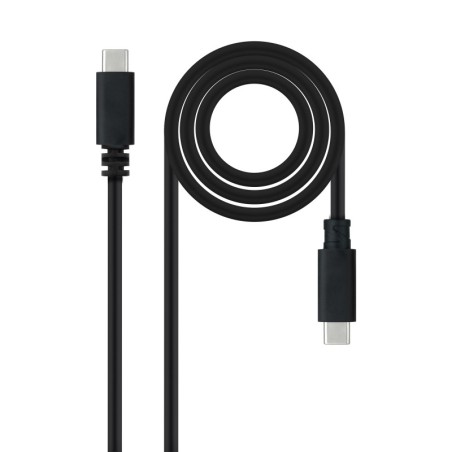 Cable USB 2.0 3A  tipo USB-C/M-USB-C/M  Negro  1.5 m