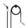 10.01.2601 cable USB USB 2.0 1 m USB A/USB C USB C/Lightning 27 W Negro  Gris