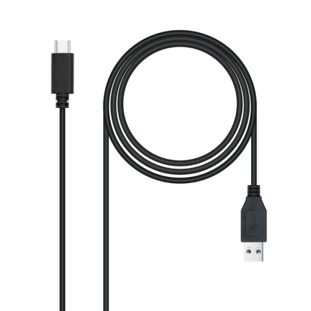Cable USB 3.1 Gen2 10Gbps 3A  tipo USB-C/M-A/M  negro  0.5 m