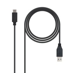 USB 3.1  1m cable USB USB 3.2 Gen 2 (3.1 Gen 2) USB C USB A Negro