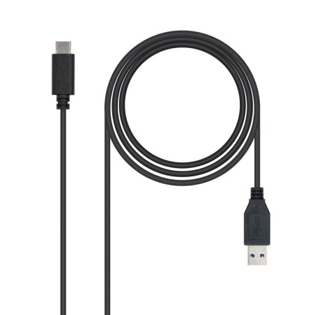 USB 3.1  1m cable USB USB 3.2 Gen 2 (3.1 Gen 2) USB C USB A Negro