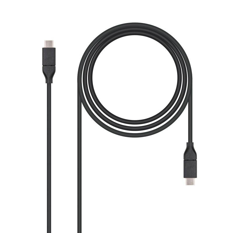 USB 3.1  1m cable USB USB 3.2 Gen 2 (3.1 Gen 2) USB C Negro