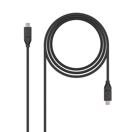 USB 3.1  1m cable USB USB 3.2 Gen 2 (3.1 Gen 2) USB C Negro