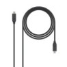 USB 3.1  1m cable USB USB 3.2 Gen 2 (3.1 Gen 2) USB C Negro