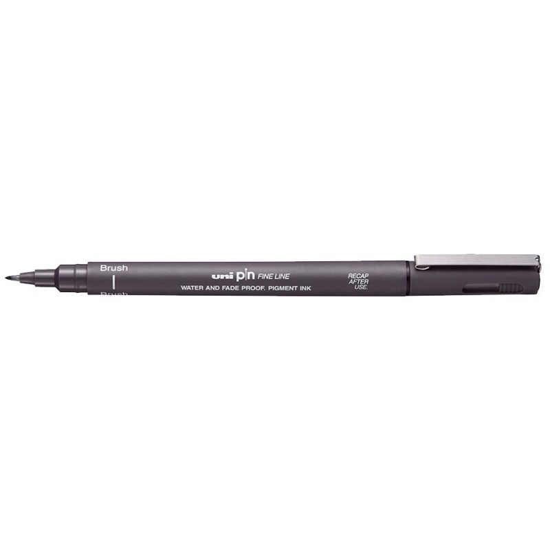 Pin Brush rotulador de punta fina Gris 1 pieza(s)