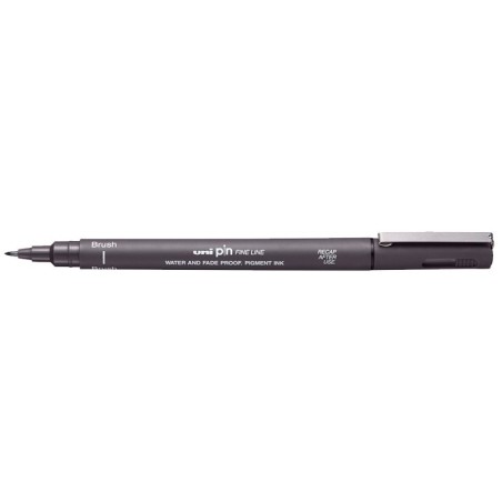 Pin Brush rotulador de punta fina Gris 1 pieza(s)