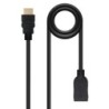 Cable HDM 2.0 Prolongador A/M-A/H  Negro  3 m
