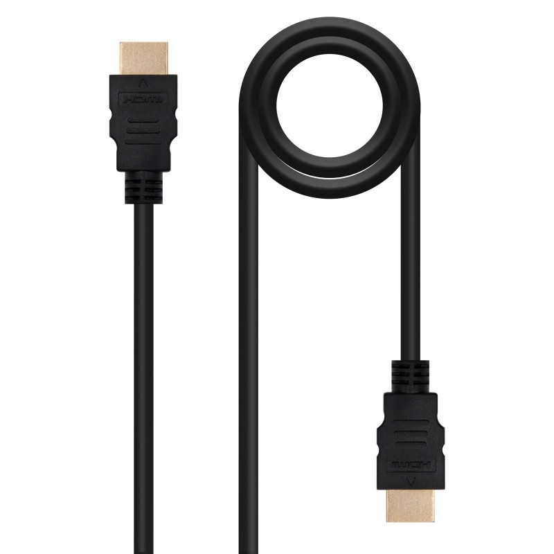 Cable HDMI V1.4 Alta Velocidad / HEC)  A/M-A/M  Negro  1 m