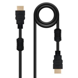 CABLE HDMI V1.4 (ALTA VELOCIDAD / HEC) CON FERRITA  A/M-A/M  3.0 M