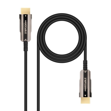Cable HDMI V2.0 AOC 4K@60Hz 18Gbps A/M-A/M  Negro  15 m