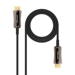 Cable HDMI V2.1 AOC 8K@60Hz 4K@120Hz 48Gbps A/M-A/M  Negro  10 m