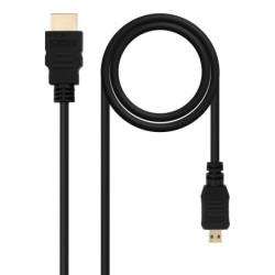 HDMI  0.8m cable HDMI 0 8 m HDMI tipo A (Estndar) HDMI tipo D (Micro) Negro