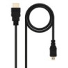 HDMI  0.8m cable HDMI 0 8 m HDMI tipo A (Estndar) HDMI tipo D (Micro) Negro