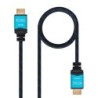 Cable HDMI V2.0 4K@60GHz 18 Gbps A/M-A/M  negro  0.5 m.