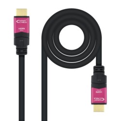 10.15.3715 cable HDMI 15 m HDMI tipo A (Estndar) Negro  Rosa