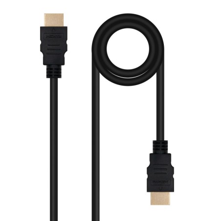 Cable HDMI V2.0 4K@60Hz 18Gbps A/M-A/M  2 m  Negro