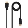 Cable HDMI V2.0 4K@60Hz 18Gbps A/M-A/M  2 m  Negro