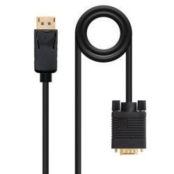 Cable Conversor DisplayPort a VGA  DP/M - VGA/M  Negro  1 m