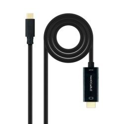 Cable Conversor USB-C a HDMI 1.4 4K@30HZ 3 m  Negro