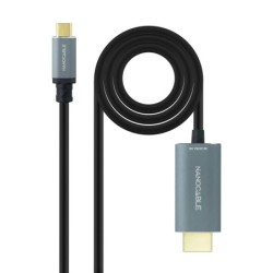 Cable Conversor USB-C a HDMI 2.1 8K@60HZ 1.8m  Negro