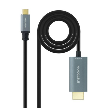 Cable Conversor USB-C a HDMI 2.1 8K@60HZ 1.8m  Negro