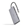 Hub USB-C 12 en 1  Conversor USB-C 3.1 a 3xUSB-A 3.2 + USB-C 3.2 + USB-C PD + 2xHDMI 4K@60Hz + DP 4K@60Hz + RJ45 1Gbps + TF + SD