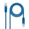 Cable Red Latiguillo RJ45 CAT.6 UTP AWG24  Azul  30 cm