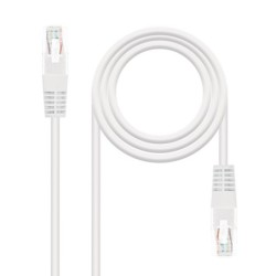 CABLE RED LATIGUILLO RJ45 CAT.6 UTP AWG24  BLANCO  1.0 M