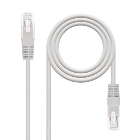 Cable de Red Latiguillo RJ45 CAT.6 UTP AWG24  Gris  30 m