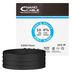 10.20.0504-EXT-BK cable de red Negro 305 m Cat6 U/UTP (UTP)