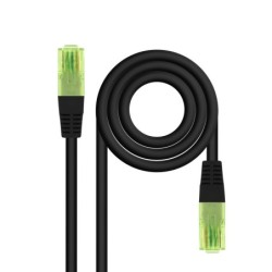 Cable de Red Latiguillo RJ45 CAT.6 UTP AWG26 CCA  Negro  7 m