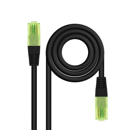 Cable de Red Latiguillo RJ45 CAT.6 UTP AWG26 CCA  Negro  7 m