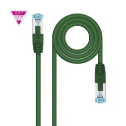 Cable de Red Cat.7 600MHZ LSZH SFTP PIMF AWG26  Verde  1 m